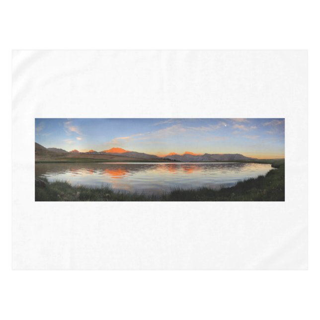 Toalha De Mesa Sierra Crest Sunset - Trilha de John Muir (Frente (Horizontal))