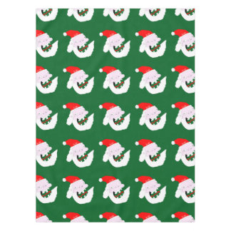 Toalha De Mesa Silly goofy Santa Claus cartoon face