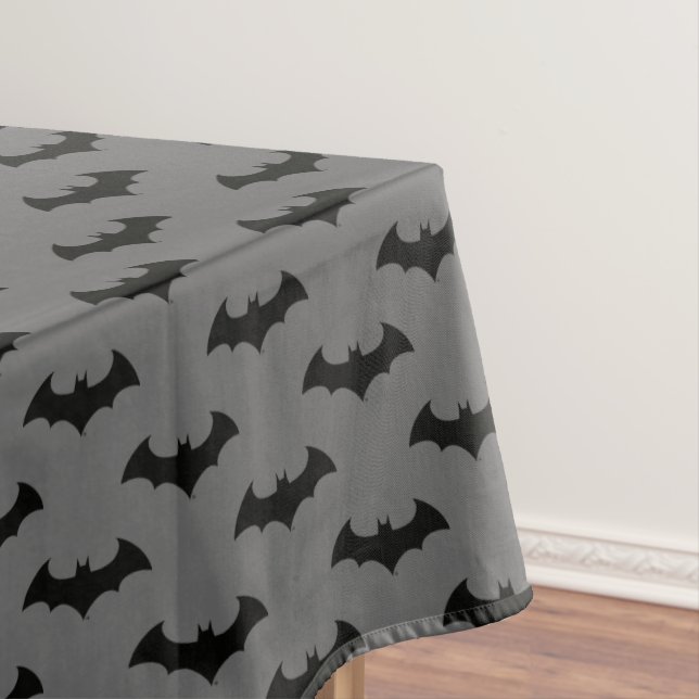 Toalha De Mesa Símbolo Batman | Logotipo Silhuette Bat Simples (Posição Original)