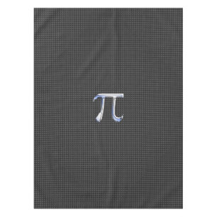 Toalha De Mesa Símbolo Pi do Estilo Cromo em Impressão de Fibra d