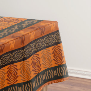 Toalha De Mesa Símbolos étnicos de Adinkra do africano