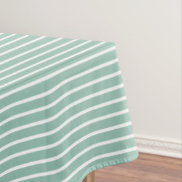 Toalha De Mesa Simple Stylish Duck Egg Blue Cottage Striped Gift