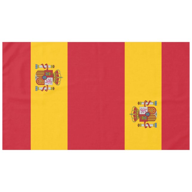 Toalha De Mesa Sinalizador de espanha - Bandera de Espana (Frente (Horizontal))