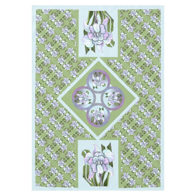 Toalha De Mesa Smeraldo Flower (Frente)