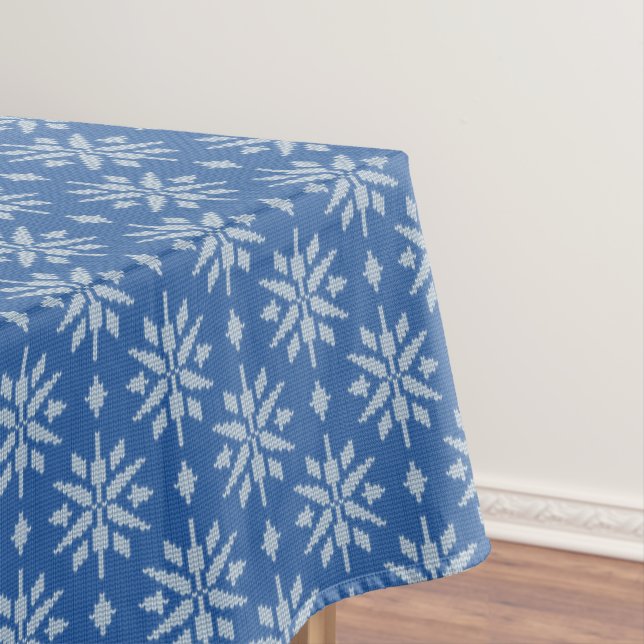 Toalha De Mesa Snowfall Knit (Posição Original)