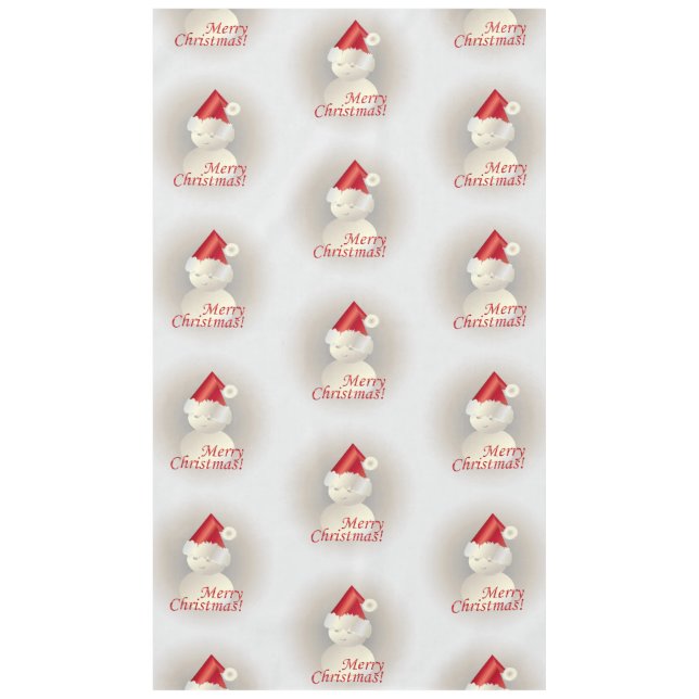 Toalha De Mesa Snowman de Natal (Frente)
