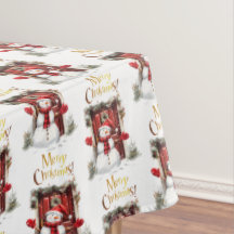 Snowman Dourado Feliz Texto de Natal