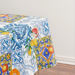 Toalha De Mesa Sol siciliano, limão, majolica,