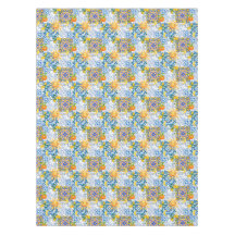 Sol siciliano,limão,majolica,Mesa Runner