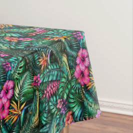Toalha De Mesa Sonho de Selva de Crocodilo Padrão de Superfície P