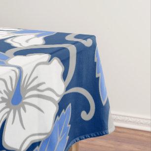 TOALHA DE MESA SONHO POLINÉSIO (AZUL)