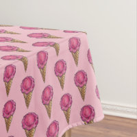 Sorvete de deserto de amora rosa Waffle Cone Comid