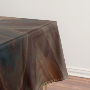 Toalha De Mesa Southwest Brown Chevron
