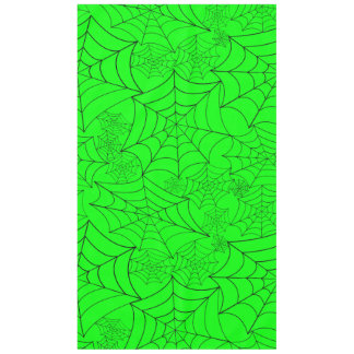 Toalha De Mesa spiderweb halloween gothic spider web acid green
