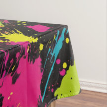 Splatter retrorreflector de cores neon