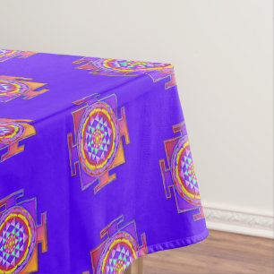 Toalha De Mesa Sri Yantra - Símbolo hinduísmo Design 1