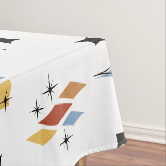 Toalha De Mesa Starburst Do Século De Médio Retroativo