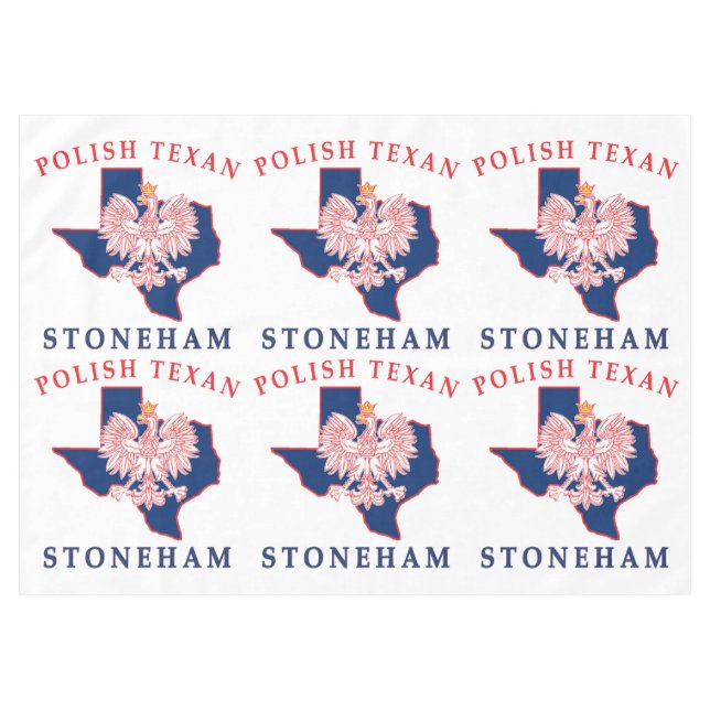 Toalha De Mesa Stoneham Polonês Texan (Frente (Horizontal))