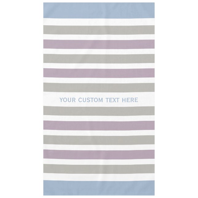 Toalha De Mesa Stripes Padrões mesas personalizadas (Frente)