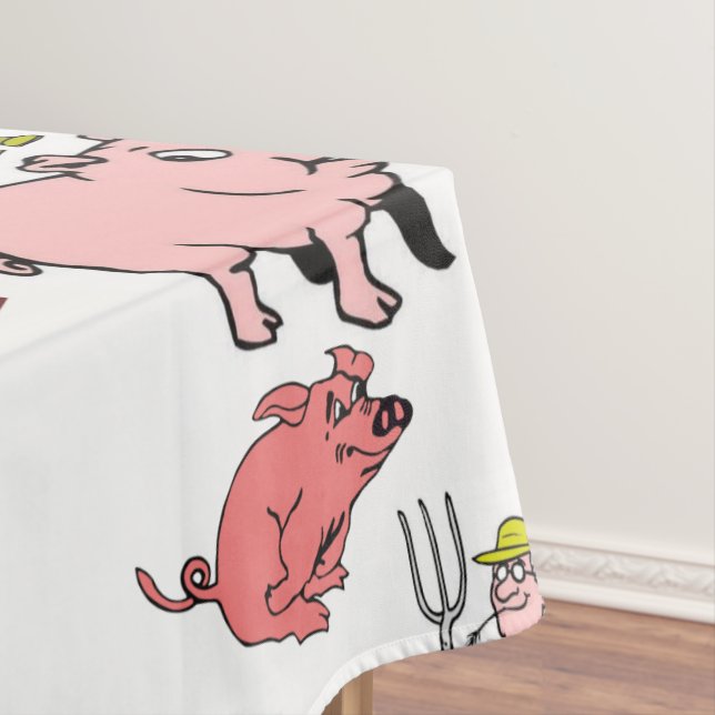 Toalha De Mesa Suínos de Tablecloth (Posição Original)