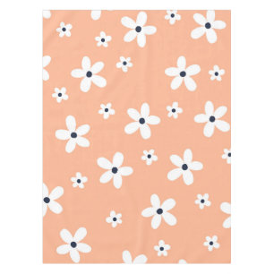 Toalha De Mesa Summer Boho White Daisy Flowers