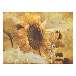 Toalha De Mesa Sunflower Amarelo Linda Região Design