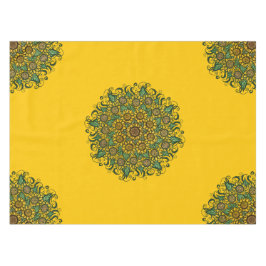 Toalha De Mesa Sunflower Mandala Nature Lover Girassóis Floral