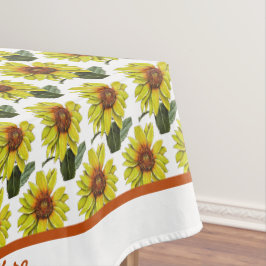 Toalha De Mesa Sunflower Tablecloth