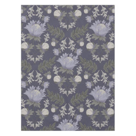 Toalha De Mesa Symmetrical dark purple floral pattern