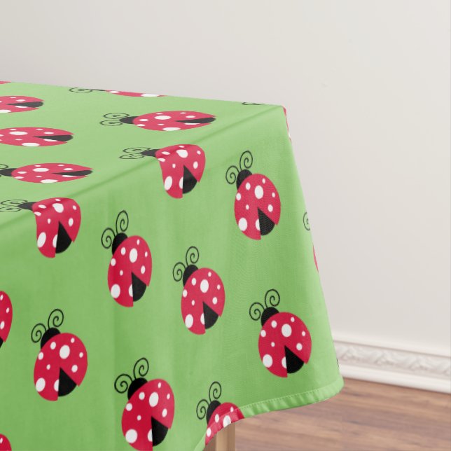 Toalha De Mesa Tablecloth "60x84" Ladybug (Posição Original)