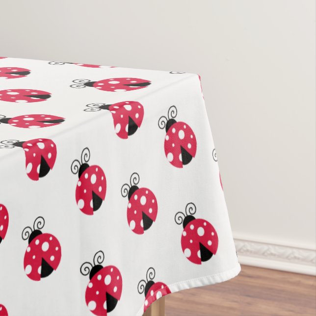 Toalha De Mesa Tablecloth "60x84" Ladybug (Posição Original)