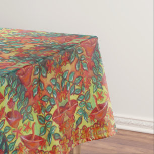 Toalha De Mesa tablecloth alaranjado do cogumelo