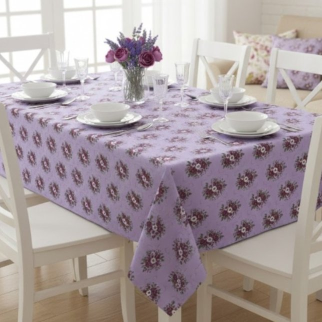 Toalha De Mesa Tablecloth - Bouquet of Violets (Criador carregado)