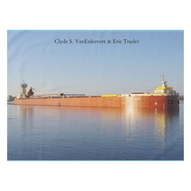 Toalha De Mesa Tablecloth Clyde S. VanEnkevort & Erie Trader (Frente (Horizontal))