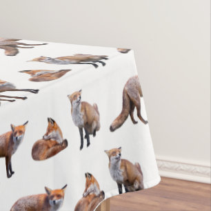 Toalha De Mesa Tablecloth da agitação do Fox vermelho (escolha