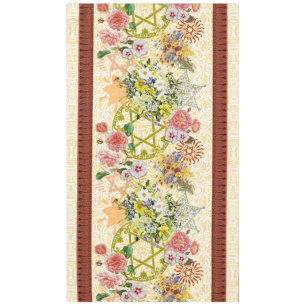 Toalha De Mesa Tablecloth da estrela de David e das flores