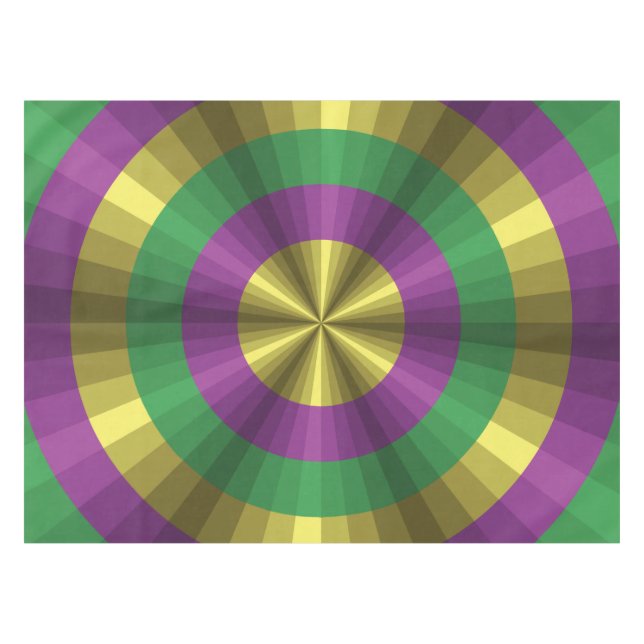 Toalha De Mesa Tablecloth da ilusão do carnaval (Frente (Horizontal))