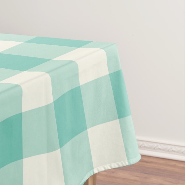 Toalha De Mesa Tablecloth da verificação do guingão/búfalo de (Posição Original)