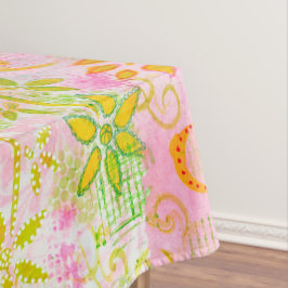 Toalha De Mesa Tablecloth de abstrato e Folhas