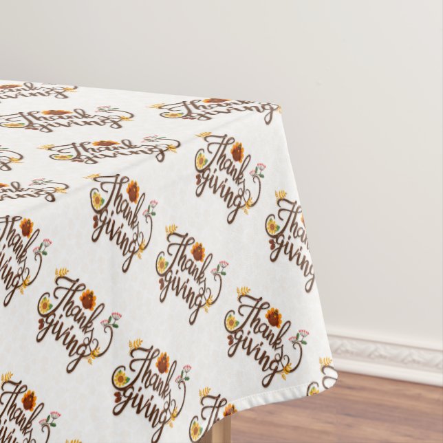 Toalha De Mesa Tablecloth de Ação de Graças (Posição Original)