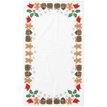Tablecloth de Algodão Personalizado de Natal, 60"x