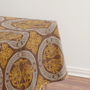 Toalha De Mesa Tablecloth de Aves Medievais