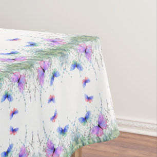 Toalha De Mesa Tablecloth de Borboletas de primavera