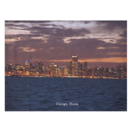 Toalha De Mesa Tablecloth de Chicago Skyline