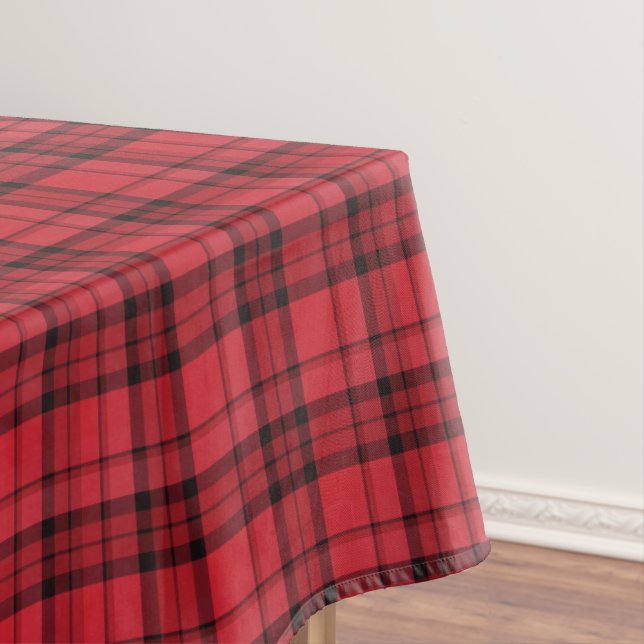 Toalha De Mesa Tablecloth de Feriado da Xadrez Vermelha (Posição Original)