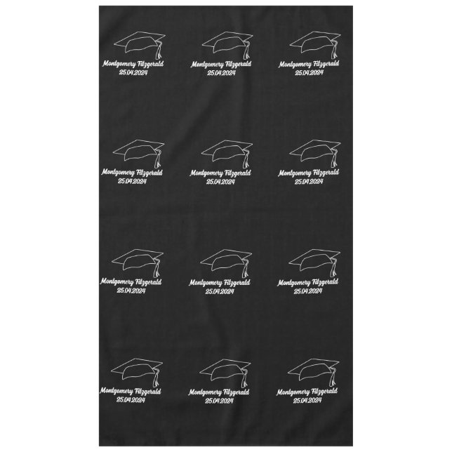 Toalha De Mesa Tablecloth de Festa de formatura Personalizada (Frente)