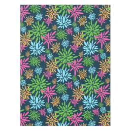 Toalha De Mesa Tablecloth de Flores Coloridas do Fireworks abstra