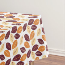 Tablecloth de Folhas de outono Simples