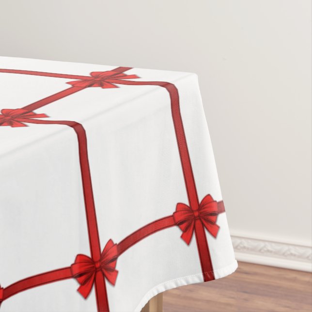 Toalha De Mesa Tablecloth de Natal, Arco Vermelho (Posição Original)