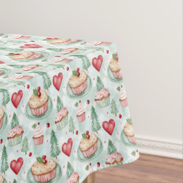 Toalha De Mesa Tablecloth de Natal do cupcake